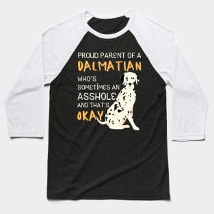 Proud Parents of Dalmatian Pet Dog Baseball T-Shirt